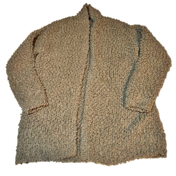 Express Sweaters - Express Oversized Textured Open Front Cardigan Sweater Cozy Size M